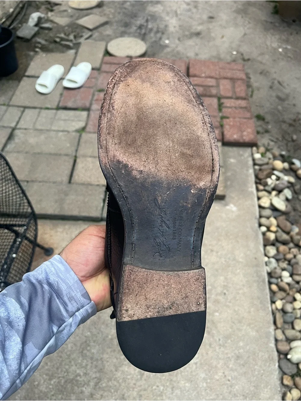 Frye durable leather
